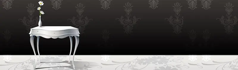 客厅banner创意背景　