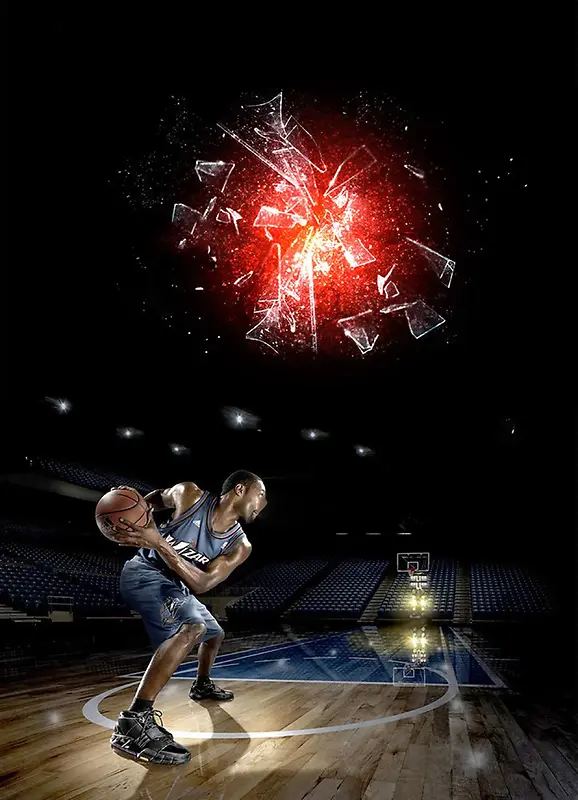 篮球争霸赛海报