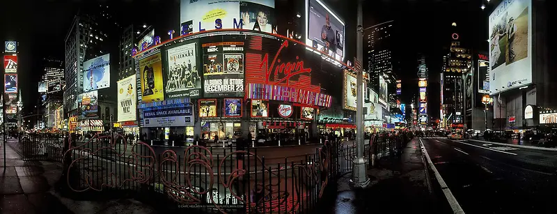 美国纽约时代广场海报背景