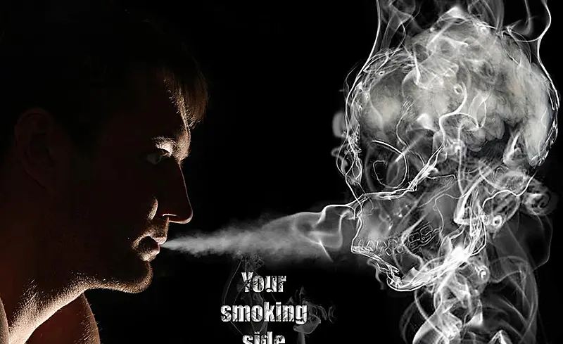 531世界无烟日创意禁烟广告背景