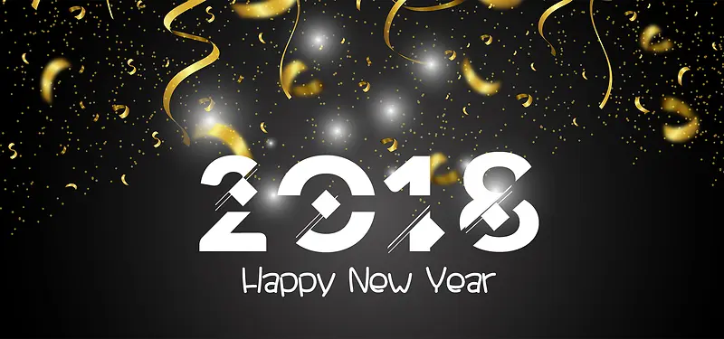 2018黑金创意banner