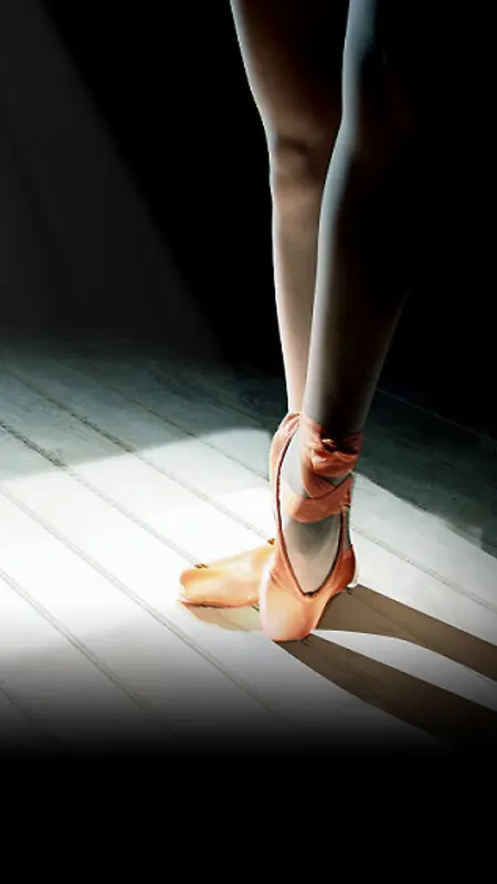 跳芭蕾的女孩商务素材H5背景