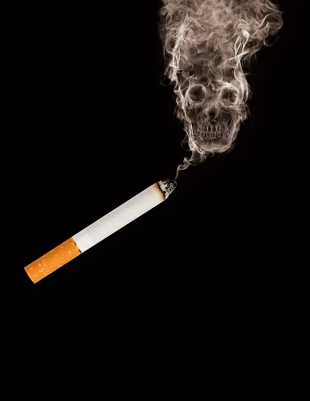 吸烟有害健康宣传背景素材
