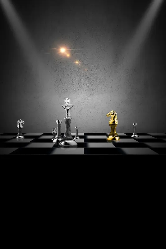 商务国际象棋大赛海报