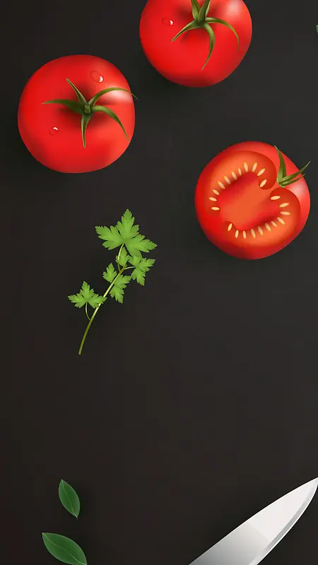 西红柿H5背景