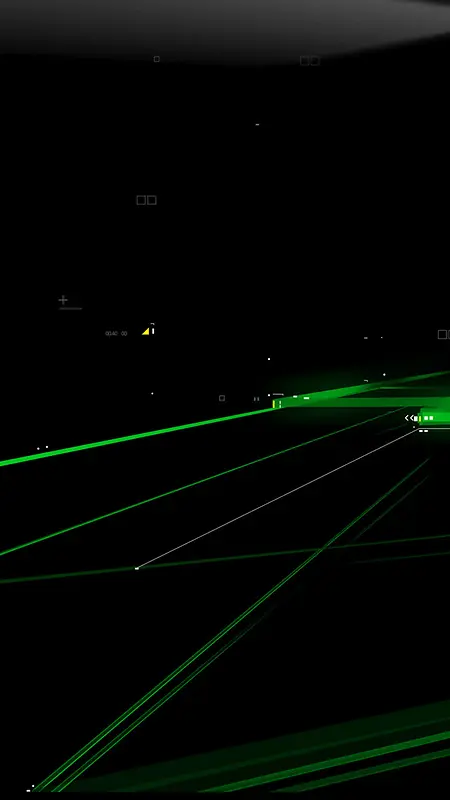 黑色绿色线条未来科技H5背景图
