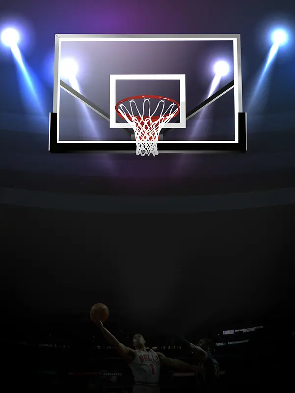 矢量简约质感篮球比赛海报背景