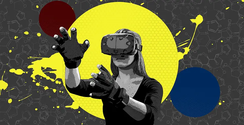 VR虚拟现实背景素材