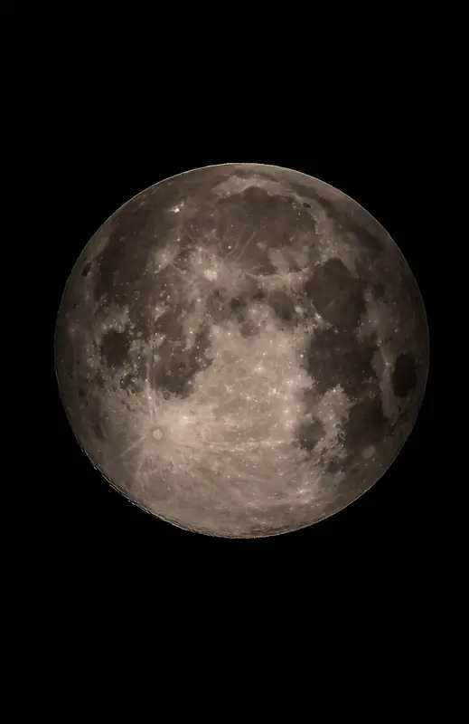 月全食月亮黑色简约神秘月球背景