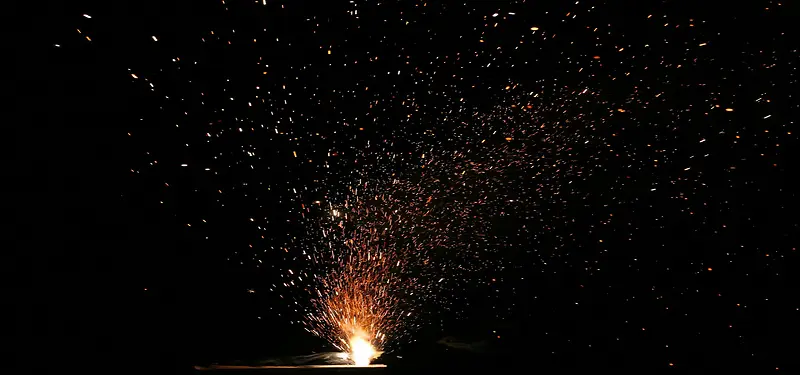 喷溅的火花背景图