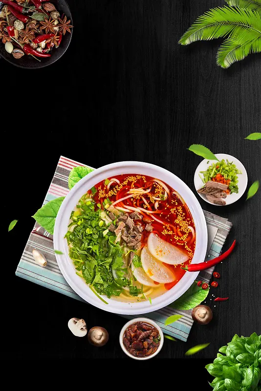 美味传统牛肉面海报