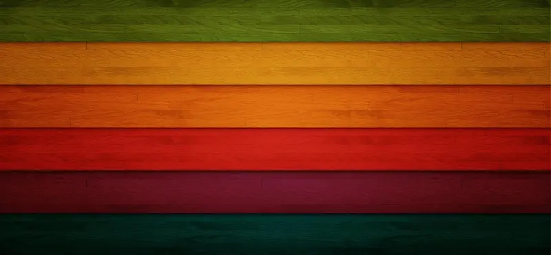 绚丽激情彩虹木板质感展板背景
