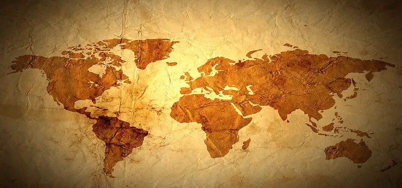 复古世界地图背景