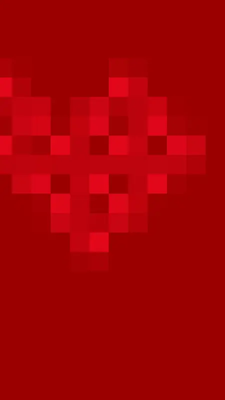 几何红底方块H5背景素材