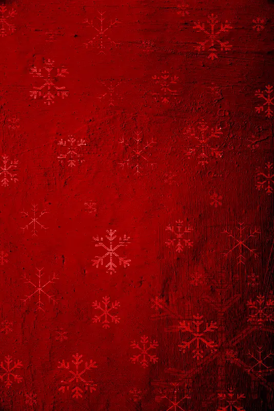 圣诞节红色质感纹理圣诞雪花装饰狂欢设计背景