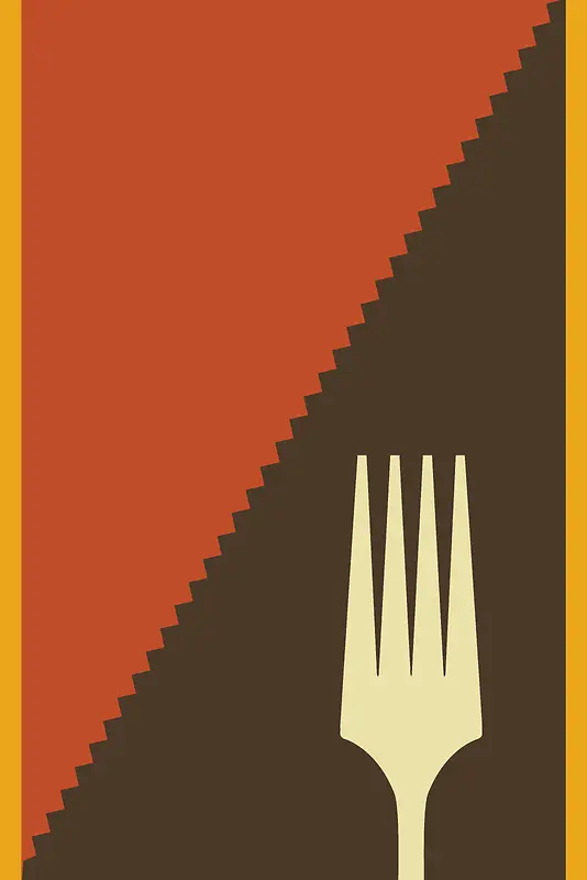 食品餐具西餐餐馆海报