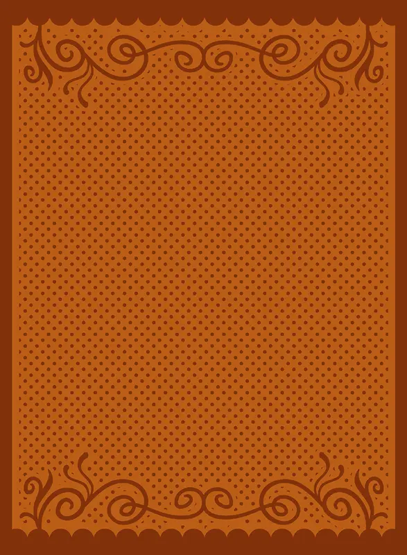 橙红色花纹底纹展板背景