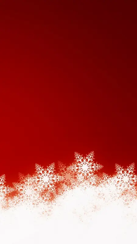 圣诞节雪花红色H5背景