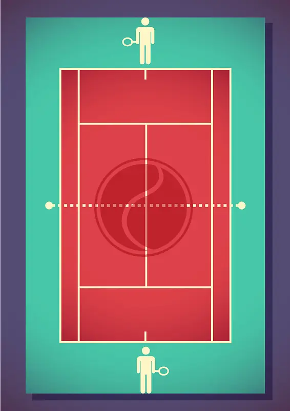 网球海报背景