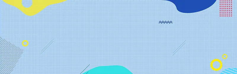 时尚简约几何图形海报banner