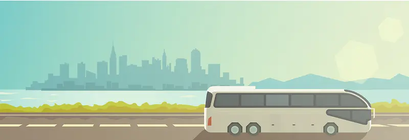 旅行度假banner背景