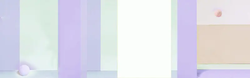 简约扁平几何banner背景
