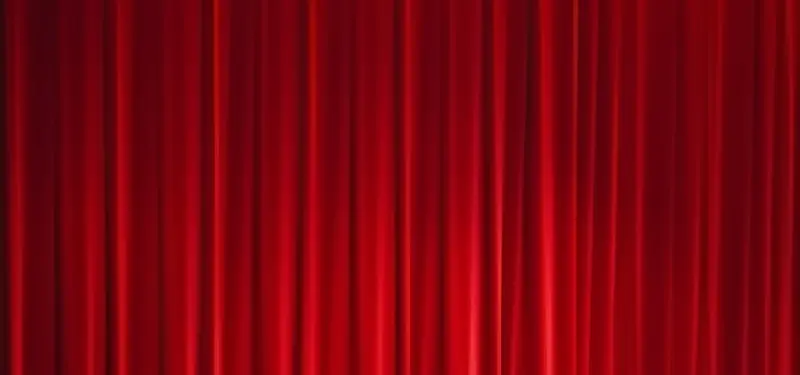 舞台红色场景丝绸背景布