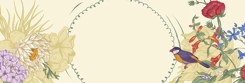 淘宝秋季上新品彩色海报banner