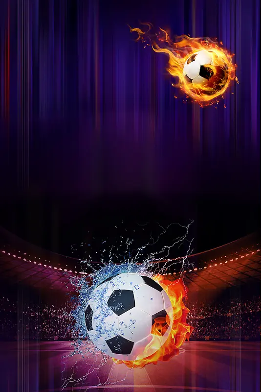 2018世界杯足球赛海报