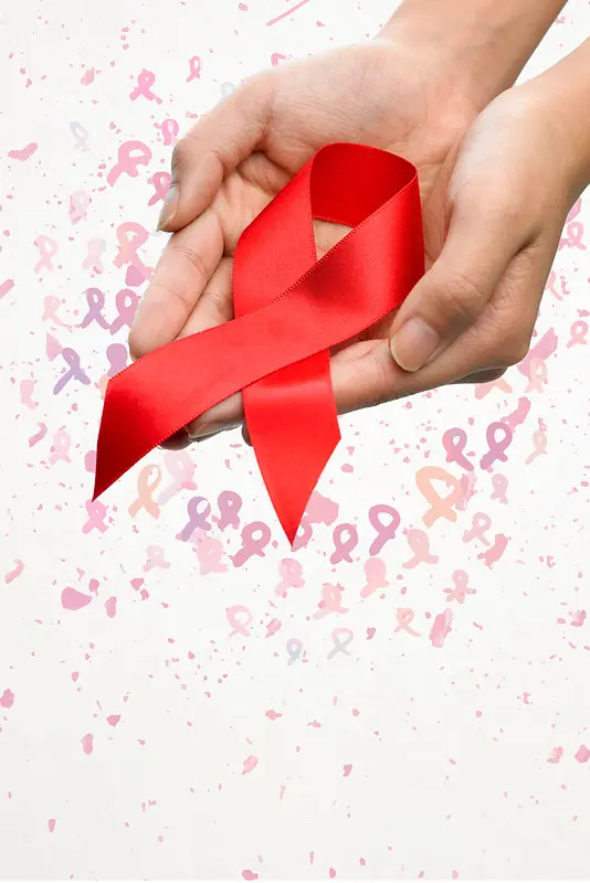 艾滋病公益宣传海报背景素材