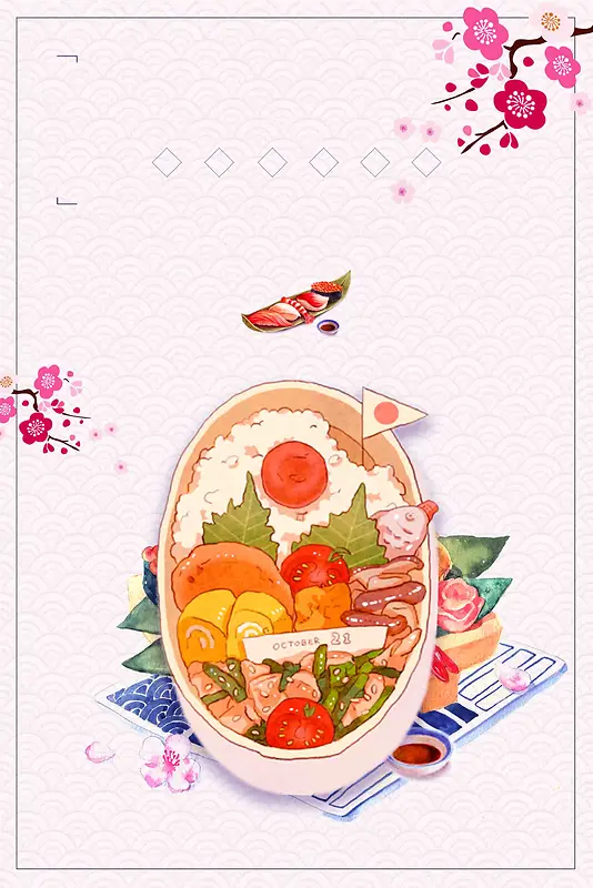 日本寿司创意海报
