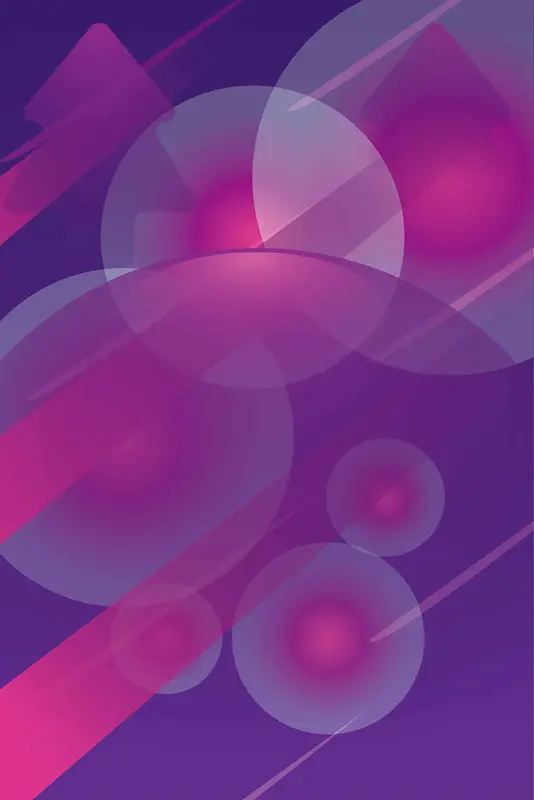 紫色新年圣诞晚上派对海报设计