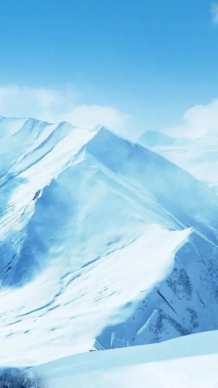 茫茫雪山H5背景