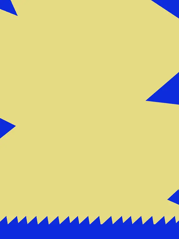 简约蓝色扁平化几何活动PSD分层