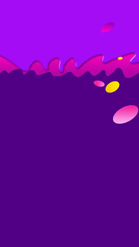 紫色扁平时尚天猫H5背景素材