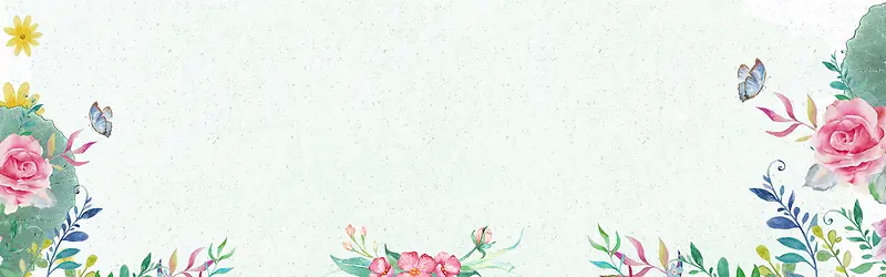 懒人欧洲杯美白防晒节扁平红色花朵banner