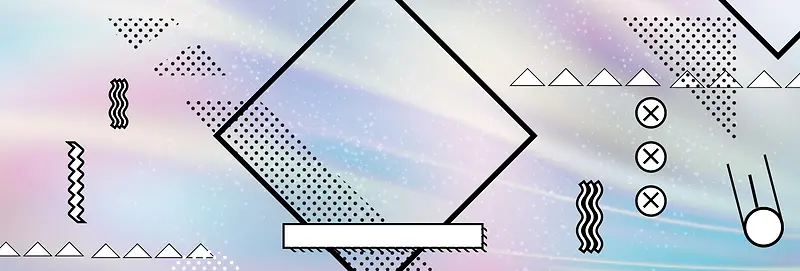 紫色孟菲斯女装冬装电商banner
