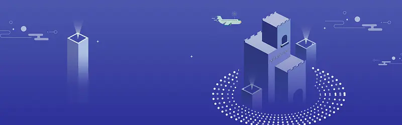 几何背景创意banner