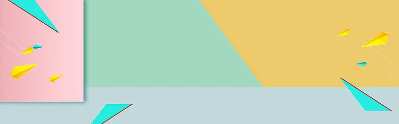 简约图形banner海报背景