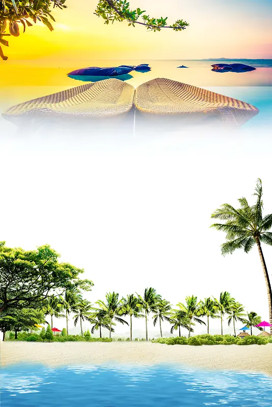 浪漫夏威夷旅游海报