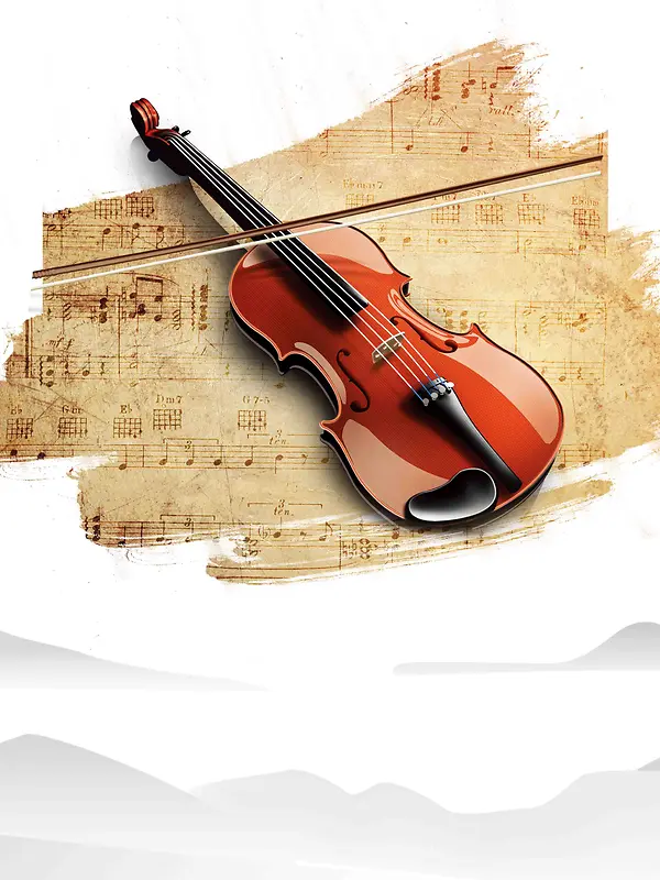 复古中国风小提琴音乐会商业