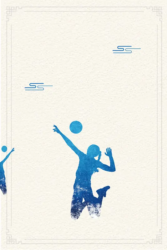 排球比赛海报背景素材