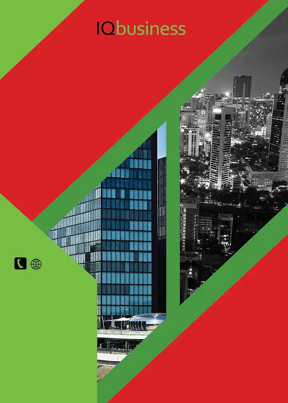 公司介绍企业新闻红绿高楼背景