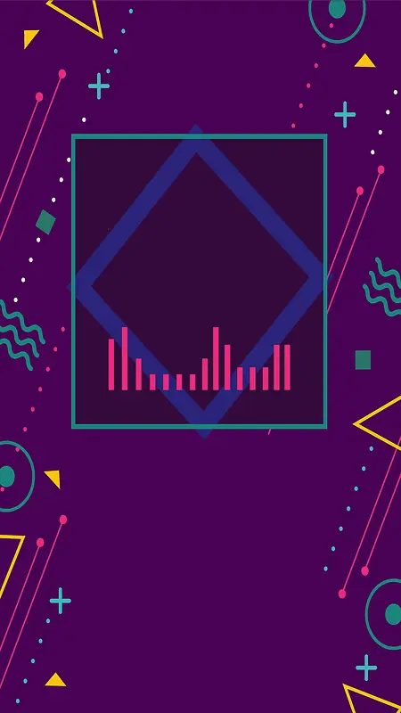 简约线条音乐背景