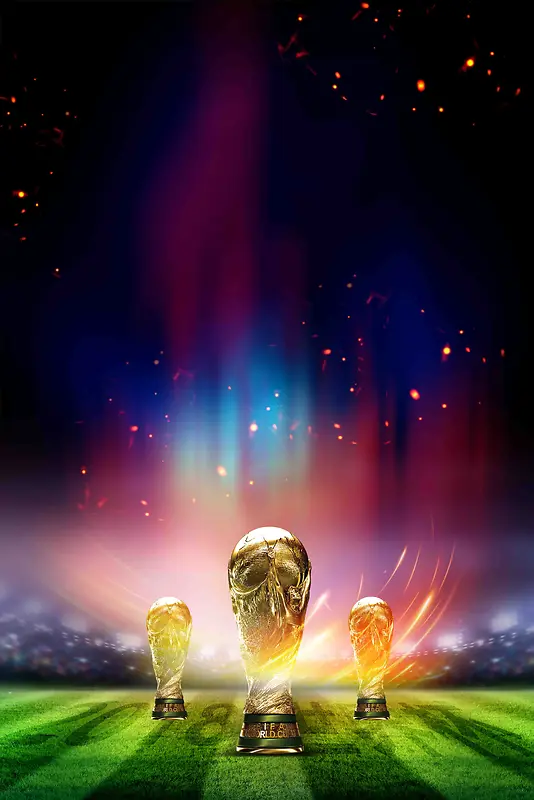 创意2018足球世界杯海报