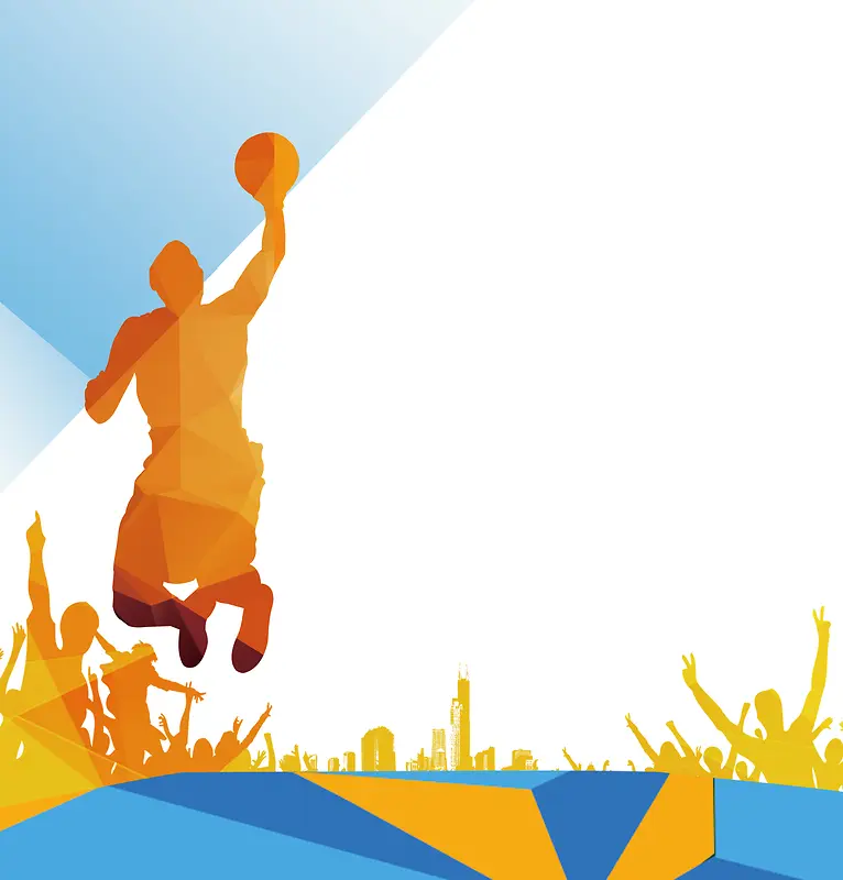 篮球社招生海报背景素材