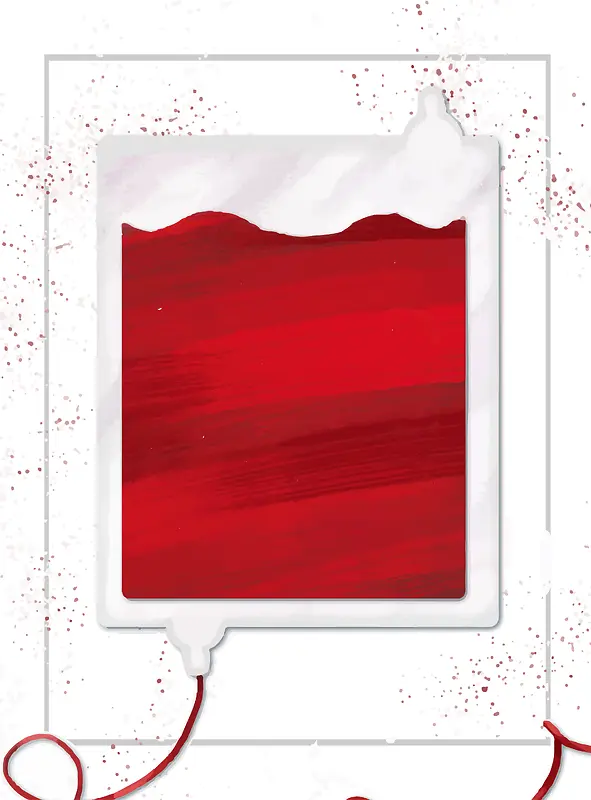 卡通手绘医疗献血血液日海报背景素材