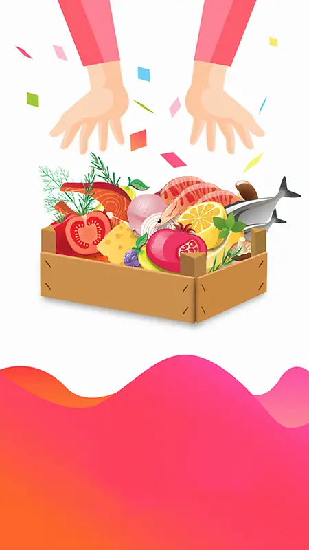 美食APP背景