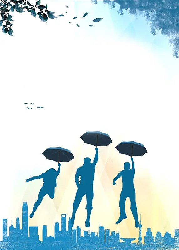 创意毕业季海报素材背景