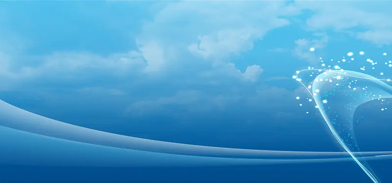 蓝色清新背景